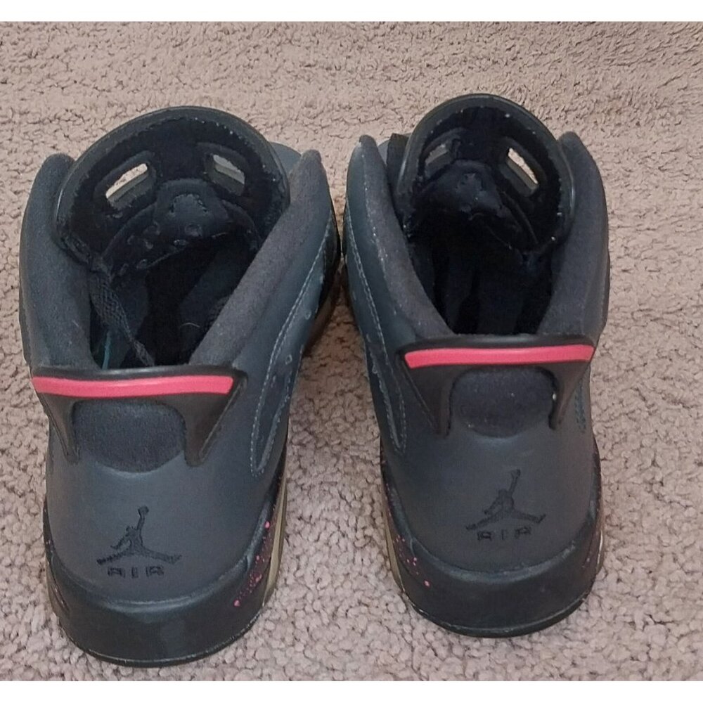 Nike Air Jordan 6 VI Retro Black Anthracite Hyper Pink 6.5Y W/ Box - Picture 4 of 9